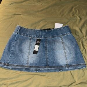 Jean Mini Skirt